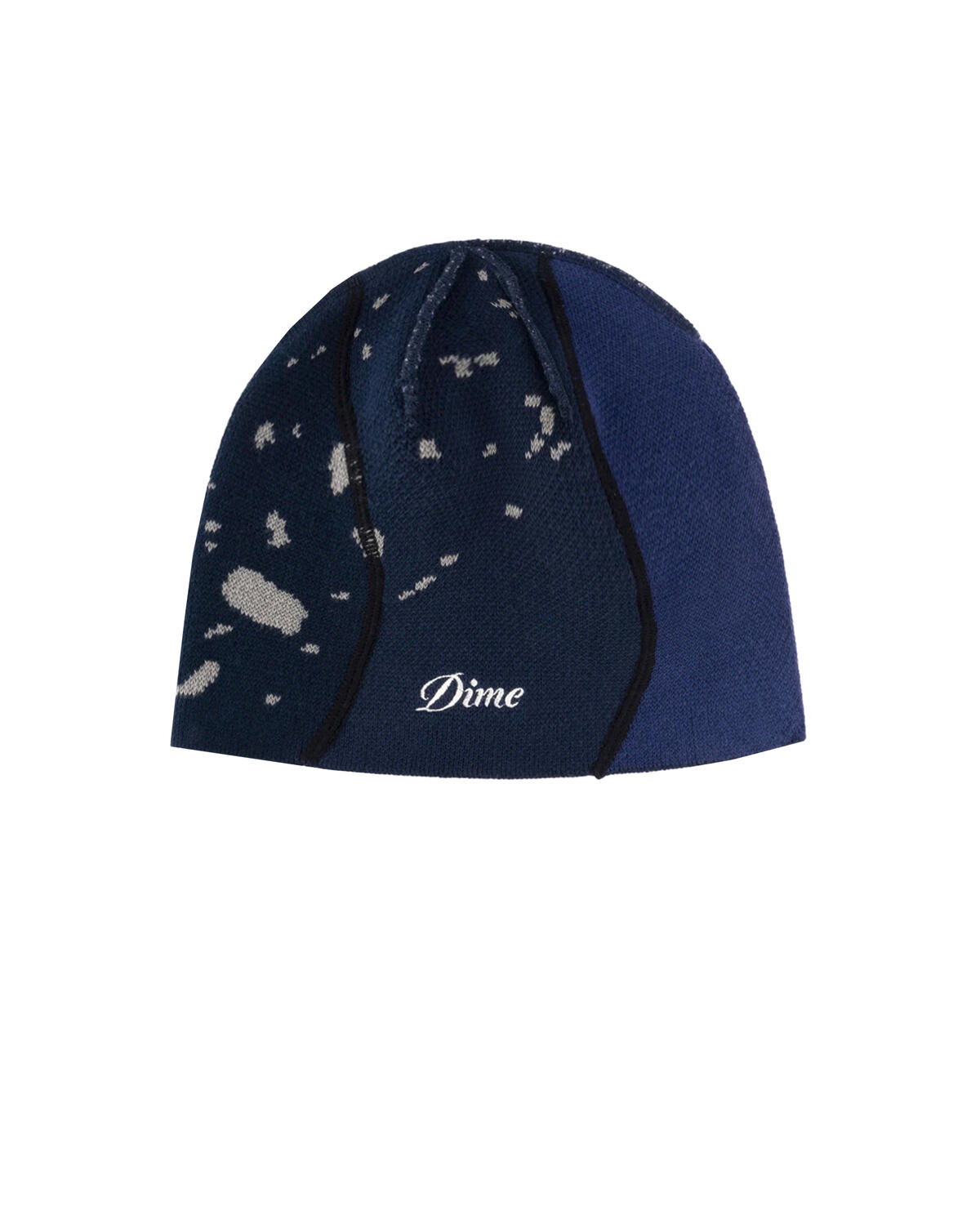 Dime Reverse Stitch Skully Beanie | DIMEHO2425NVY | AFEW STORE